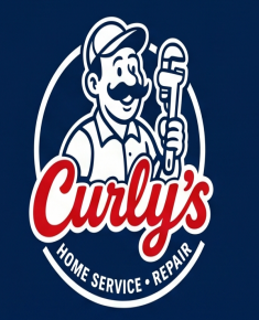 Curly's Plumbing Logo